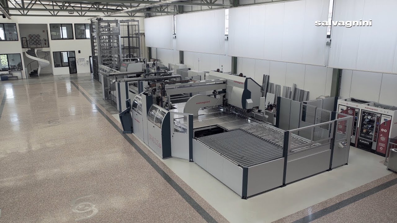 Salvagnini flexible manufacturing system: S4+P4 line kit production
