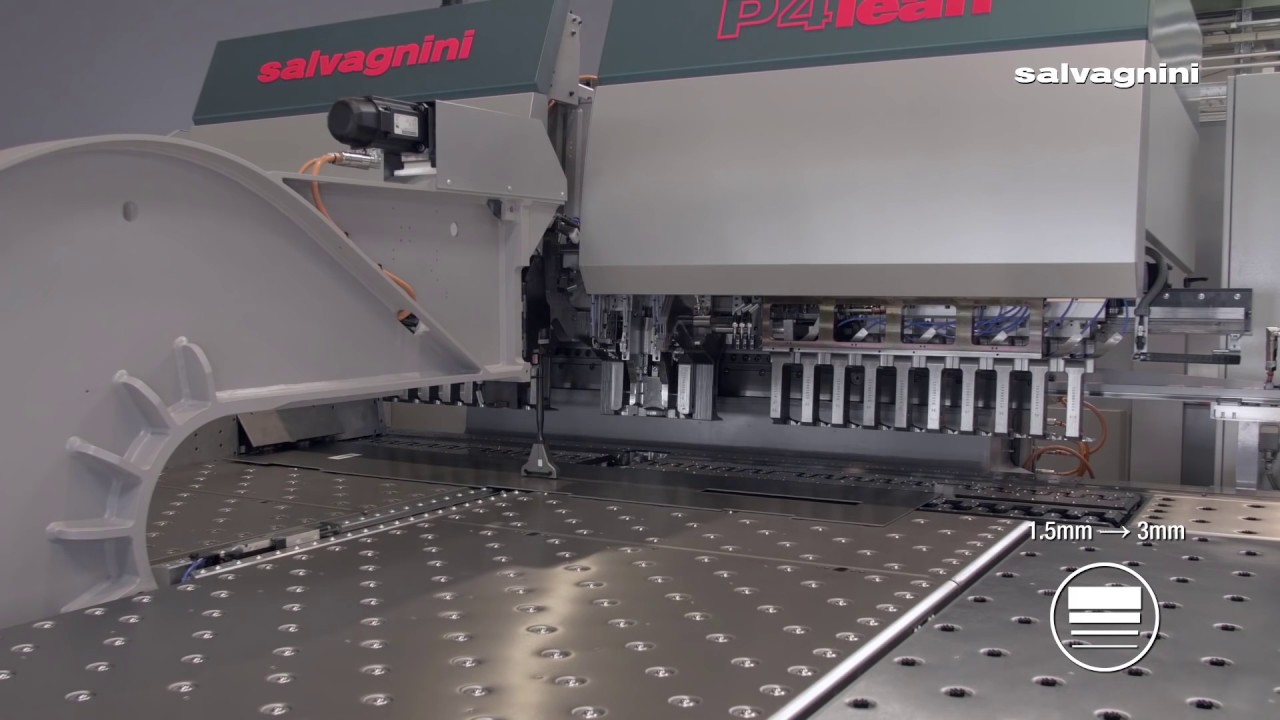 Salvagnini panel bending: P4-2116 kit production with heavy gage parts